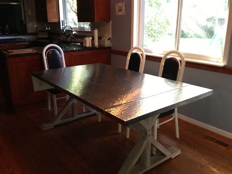 Spectacular Dining Table With Stainless Steel Top Ideas Veralexa
