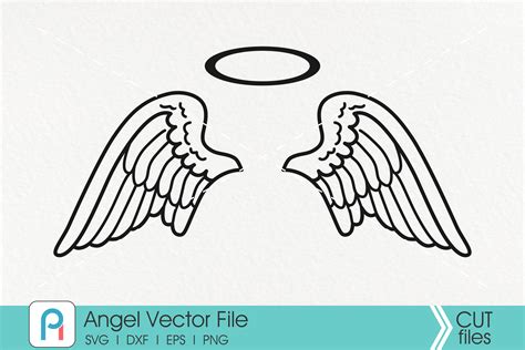 Baby Angel Wings Svg For Cricut Cut Angel Baby Footprint Silhouette