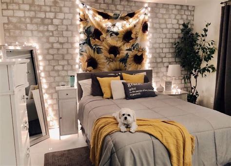 Shoppable bedroom inspo from our favourite influencers, designers and fy! yellow & gray inspo | Yellow room decor, Room ideas ...