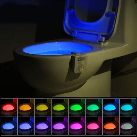 Toilet Lights Motion Detection Color Change Motion Sensor Activated Fun Bathroom Led Lamp