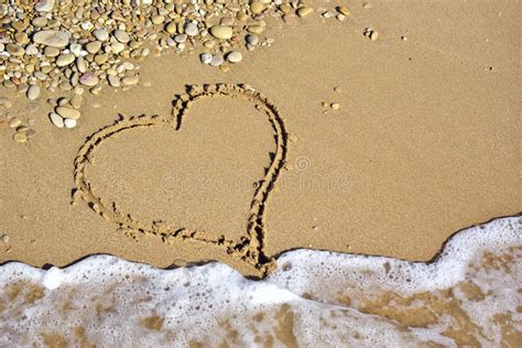 Heart On Beach Stock Image Image Of Girl Outdoor Holiday 15759385