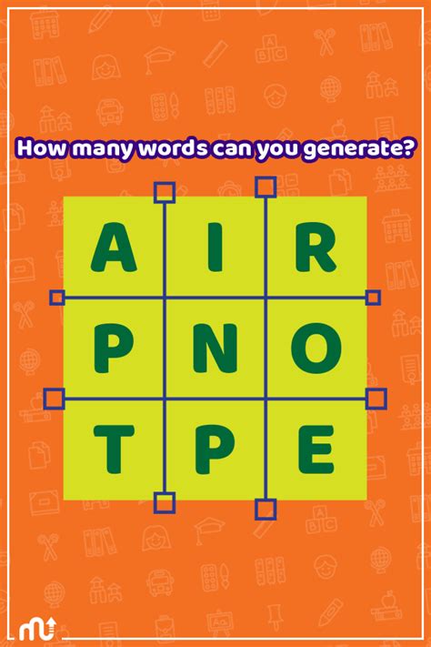 How Many Words Can You Generate Brainteasers 🧠 Brain Teasers For