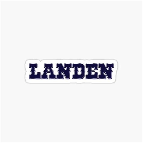 Landen Ts And Merchandise For Sale Redbubble