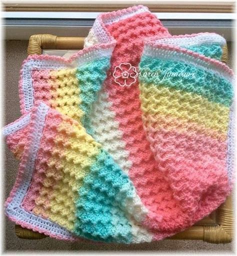 Crystal Waves Pattern Crochet Baby Blanket Free Pattern Wave Crochet