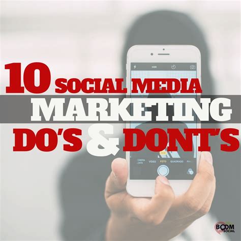 Social Media Marketing Dos And Donts