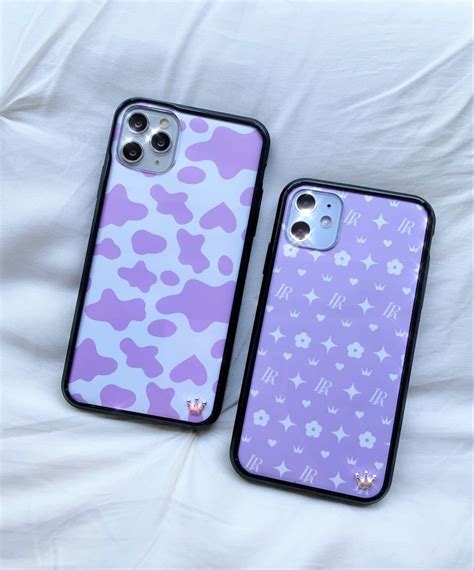 These Dreamy Purple Prints 💜 Apple Phone Case Cute Phone Cases