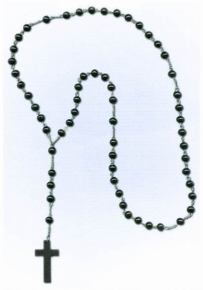 Rosary Holy Clipart Necklace Catholic Drawing Bead