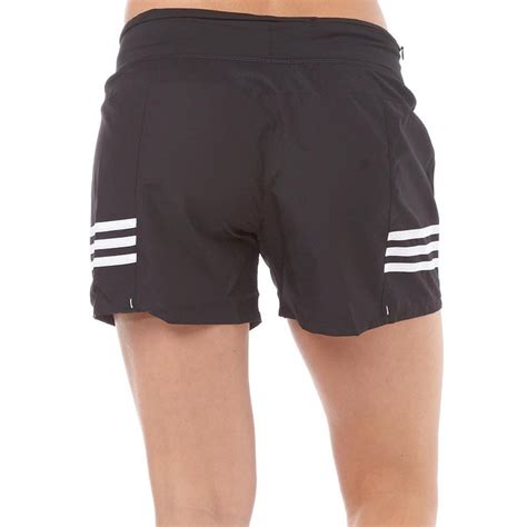 Buy Adidas Womens Response 3 Stripe Climalite 4 Inch Running Shorts