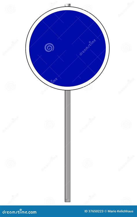 Round Traffic Sign Stock Illustration Illustration Of Sign 37650223