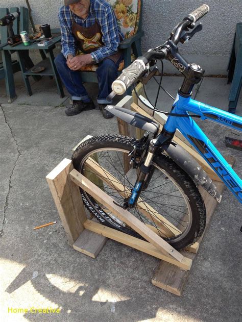 Wooden Bike Stand Plans