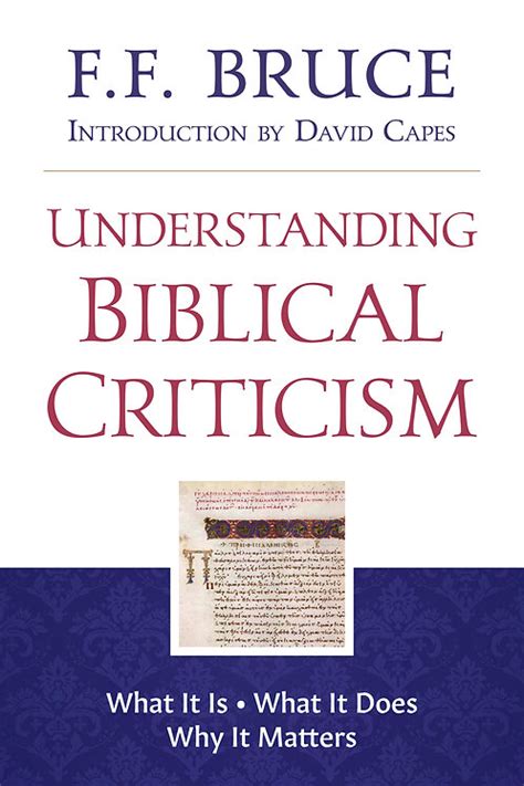 Understanding Biblical Criticism Bibletrust
