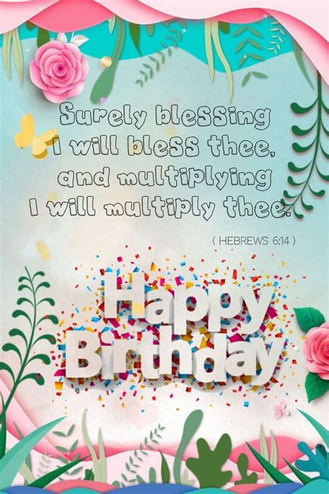 Happy Birthday Blessing Birthday Bible Quotes Christian Happy