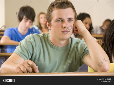 Student Class Bored Image And Photo Free Trial Bigstock