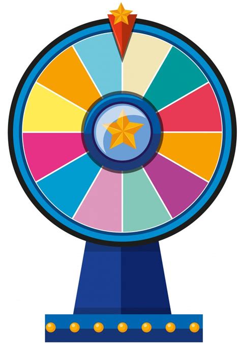 Prize Wheel Vector At Collection Of Prize Wheel