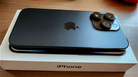 Iphone 14 Pro Unboxing And Set Up Space Black Youtube