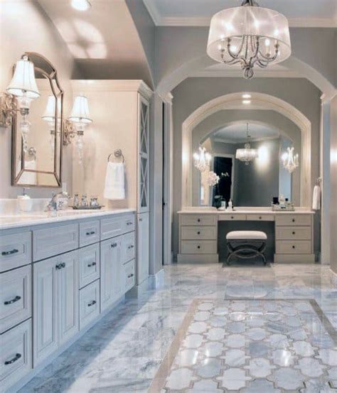 Beautiful master bath featuring bellmont floating vanities with his and her sinks in a charcoal finish. Top 70 Best Bathroom Vanity Ideas - Unique Vanities And ...