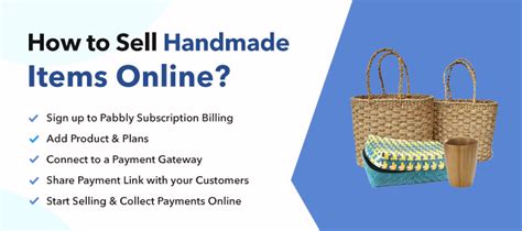 How To Sell Handmade Items Online Step By Step Free Method Pabbly