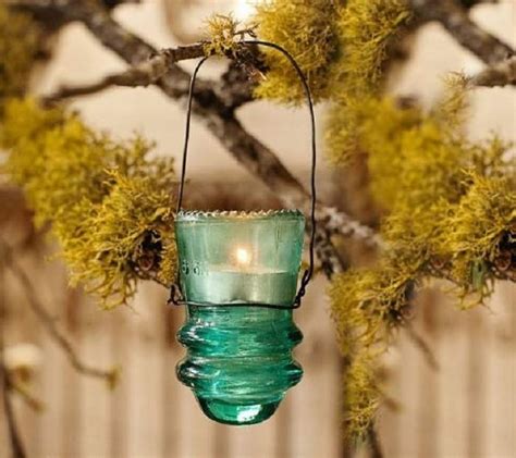 Upcycling Ideas With Glass Insulators Home And Garden Decorations
