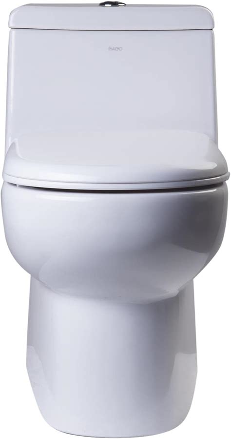Eago Tb351 Dual Flush Eco Friendly Ceramic Toilet White 1 Piece One