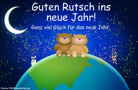 Bilder mit glückwünschen für oma und opa. Guten Rutsch ins neue Jahr! - Silvester, E-Cards