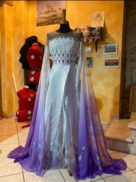 Elsa Frozen 2 Spirit Gown Disney Costume Cosplay Etsy