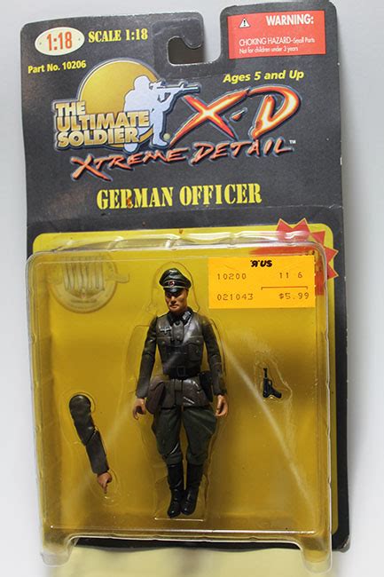 Ultimate Soldier 118 Scale Xd Figure German Officer Wwii Soldier