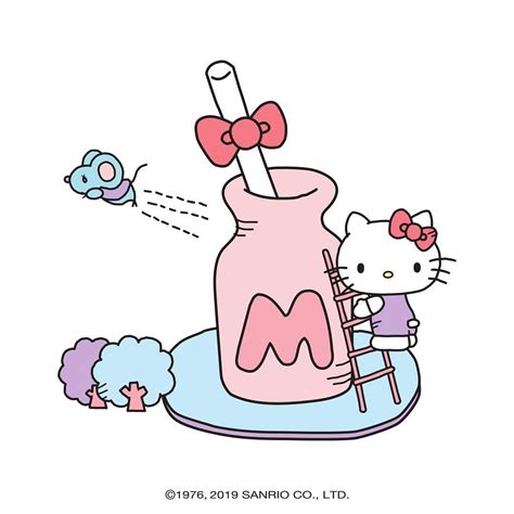 🥛헬로키티는 우유도 좋아해 산뜻한 오후에 한 잔💕 hellokitty 헬로키티 milk 우유 hello kitty vans sanrio hello kitty
