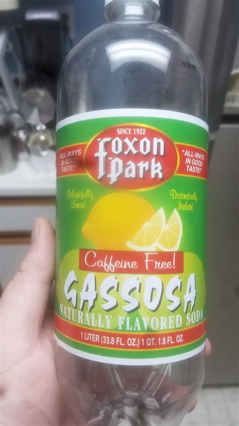 Foxon Park Gassosa I Get A Bottle To Go When I Got To Frank Pepes