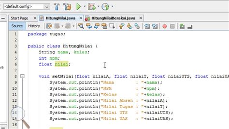 Contoh Program Java Menghitung Nilai Rata Rata Kelas Programmer Images