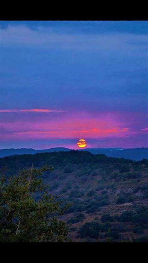 Texas Hill Country Sunset Landscape Pictures Country Sunset Nature