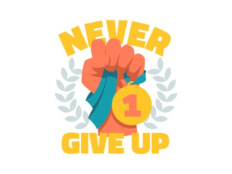 Never Give Up By Artem Musaev On Dribbble