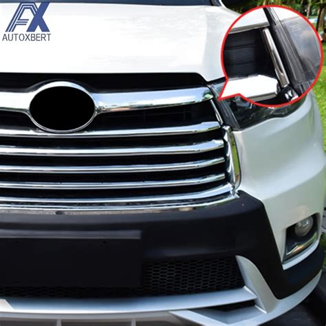 Ax Car Styling Chrome Front Mesh Grille Grill Cover Trim Hood Bonnet