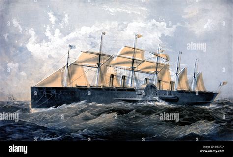 Steam Ship 1860s Hi Res Stock Photography And Images Alamy