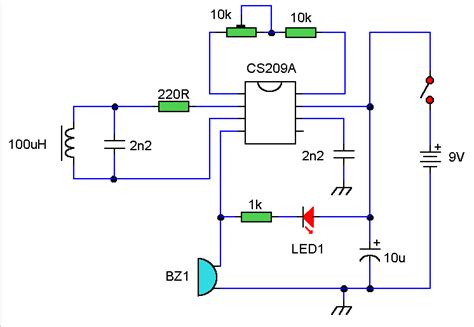 The heart of this diy metal detector circuit is the cs209a ic. Metal Detector DIY ~ Electrical and Electronics Projects
