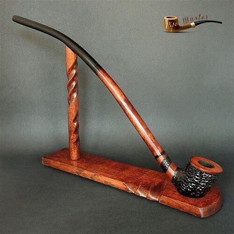 wooden smoking pipe stand lotr gandalf hobbit no 81 churchwarden 14 rustic ebay