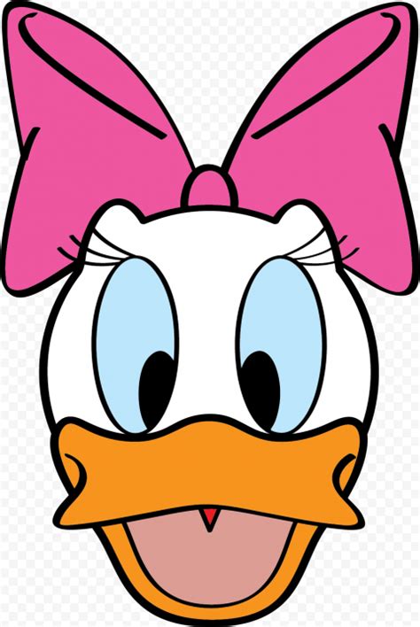 Daisy Duck Face Cartoon Clipart Png Citypng