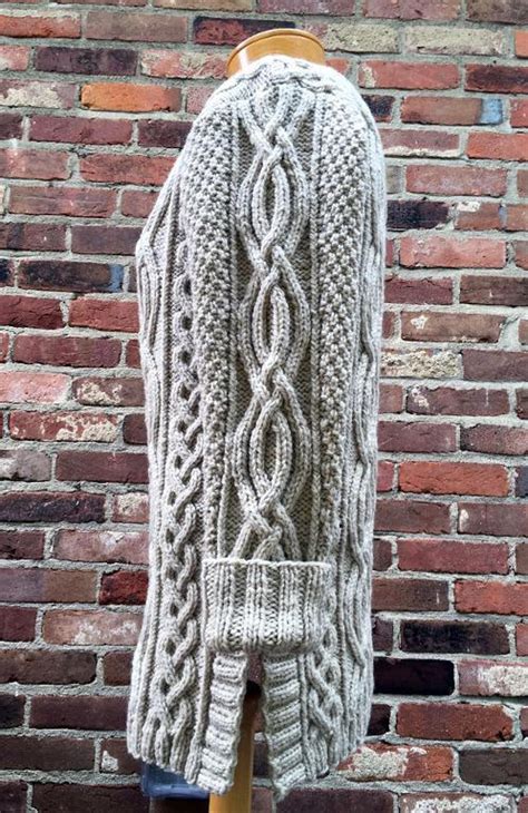 Celtic Grace Craftsy Cable Knit Sweater Pattern Cable Knitting