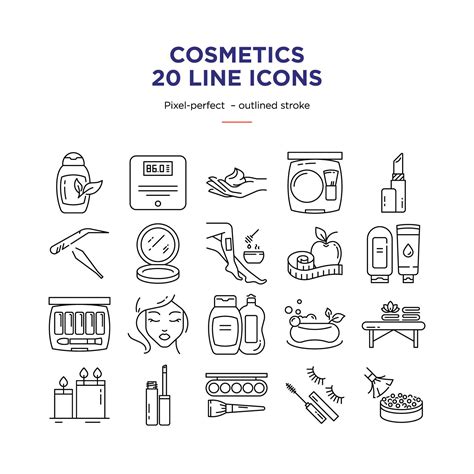 Download Beauty And Cosmetics Icons Set Made By Istar Design Series Of