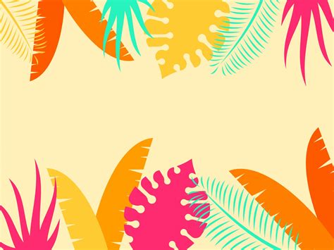 Tropical Leaves Colorful Background Free Stock Photo Public Domain