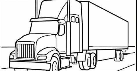 Flatbed Truck Coloring Page Christopher Myersa S Coloring Pages Sexiz Pix