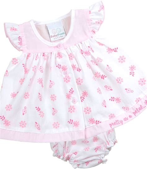 Babyprem Premature Andborn Baby Girls Dress Set Pink Dress And Pants 5 8lb