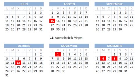 Calendario Laboral En Valencia Todos Los Festivos De Julio Y