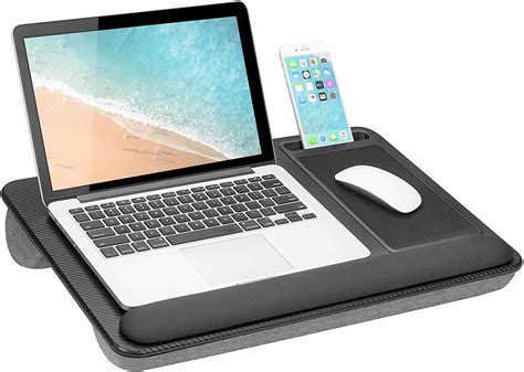 Tarkan Lap Desk With Dual Cushion Mobile Stand Mouse Pad And Wrist Rest