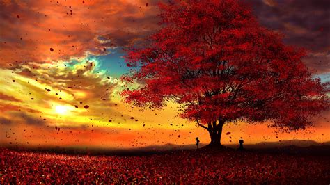 Anime Red Sunset K Wallpapers Wallpaper Cave