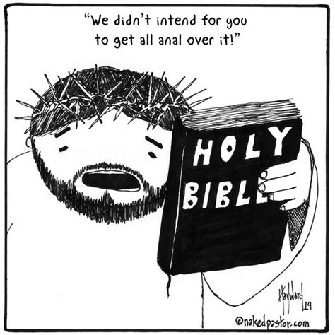 jesus the bible and anal retentiveness