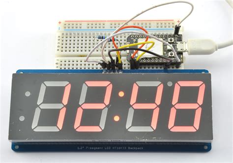 Easy to install and looks beautiful. Dr. Monk's DIY Electronics Blog: A Simple LED Clock using Spark Core or Particle Photon