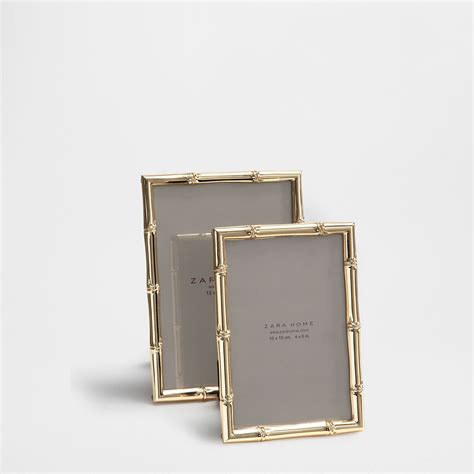 GOLDEN BAMBOO FRAME - Frames - Decoration | Zara Home Canada | Zara home, Bamboo frame, Frame decor