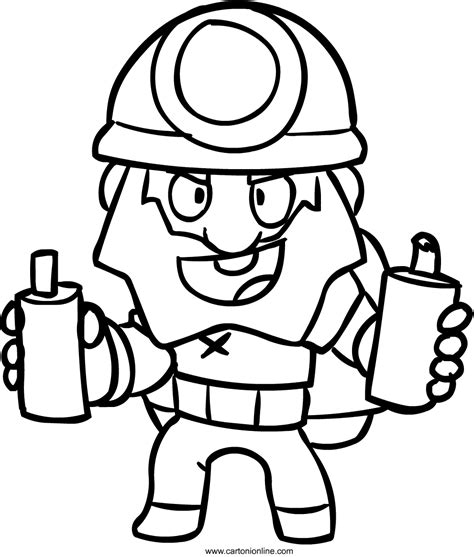 Top Images Brawl Stars Dynamike Foto Coloring Page Brawl Stars My Xxx