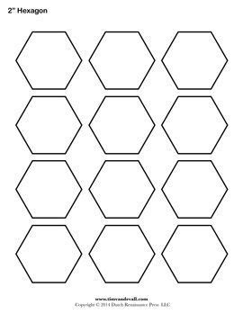 blank hexagon templates printable hexagon shape pdfs hexagon quilt pattern hexagon