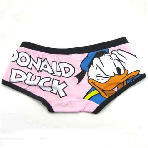 Cartoon Donald Duck Womens Girl Underwear Shorts Kt49